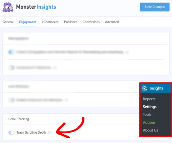 Scroll Depth Tracking